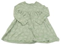 Zelené kvetinové bavlnené šaty s listami George