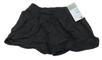 Nové - Čierne ľahké kraťasy Primark