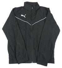Čierno-biela šušťáková jarná bunda Puma