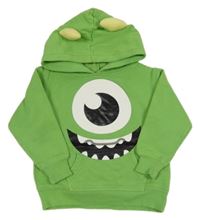 Zelená mikina s kapucí - Mike Wazovski