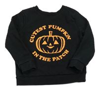 Čierna mikina s tekvicou George