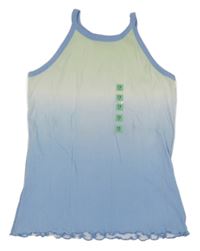 Nové - Světlemodro-limetový ombré rebrovaný Matalan