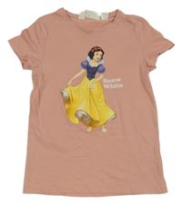 Svetloružové tričko so Sněhurkou H&M