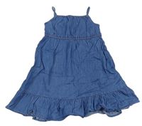 Modré rifľové šaty Matalan