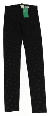 Nové - Černé legíny s hvězdičkami H&M