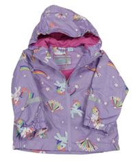 Levandulová šusťáková jarní bunda My Little Pony s kapucí 