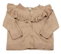 Staroružový prepínaci sveter s volánikom H&M