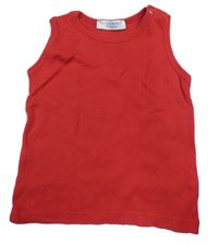 Červený žebrovaný top Klitzekien