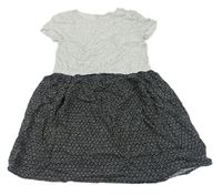 Černo-bílé šaty se srdíčky H&M