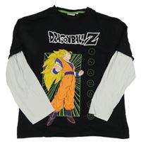 Černo-bílé triko s Dragonball Z C&A