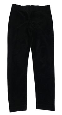 Černé žebrované sametové legíny Firetrap