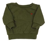 Khaki mikina s dinosaurom Next