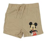 Béžové kraťasy s Mickey PRIMARK