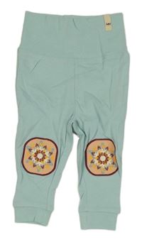 Mentolové tepláky s vločkami Kuniboo