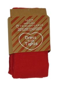 Nové - červené punčocháče PRIMARK