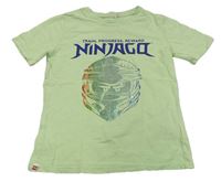 Zelenkavé tričko s Lego Ninjago H&M