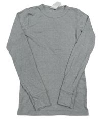 Šedé melírované spodní triko