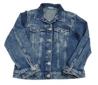 Modrá rifľová bunda H&M