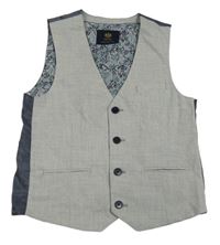 Sivá melírovaná slávnostná vesta zn. Next