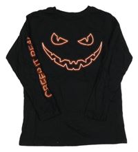 Čierne tričko s tekvicou Dunnes