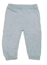 Svetlomodré melírované pletené tepláky F&F