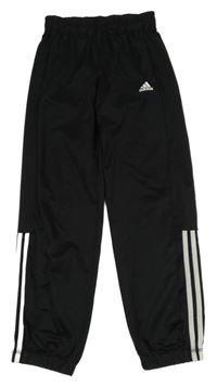 Černé sportovní tepláky s logem Adidas