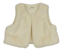 Krémová kožušinová podšitá vesta Orchestra