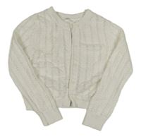 Biely perforovaný prepínaci sveter M&S