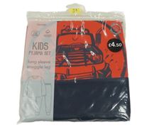 Nové - Červeno-tmavomodré pyžamo s autem George