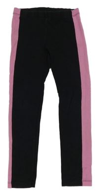 Černo-růžové legíny F&F