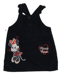 Čierne menšestrové šaty s Minnie Primark