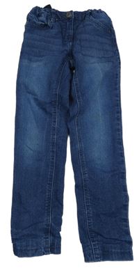 Tmavomodré podšité skinny rifle Pocopiano