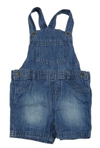 Modré riflové laclové kraťasy Lupilu