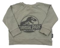 Sivá mikina s dinosaurem - Jurský park