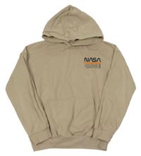 Světlehnědá mikina s nápisem a kapucí - NASA H&M