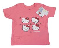 Nové - Růžové tričko s Hello Kitty Primark