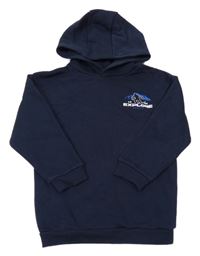 Čierna mikina so snowboardistou a kapucňou Matalan
