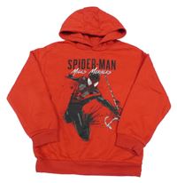 Červená mikina s Milesem Moralesem a kapucí - Spiderman Primark