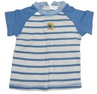 Bielo-modré pruhované tričko Tiny Ted