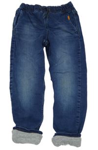 Tmavomodré podšité skinny rifle 