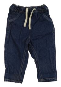 Tmavomodré rifle Kiabi