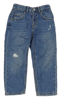 Modré rifle s prošoupáním Zara