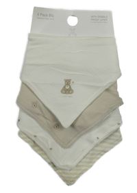 Nové - 4x smetnovao-béžový slinták s medvědy dunnes 