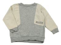 Sivo-béžová mikina George