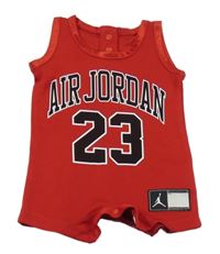 Červený sportovní kraťasový overal - Air Jordan
