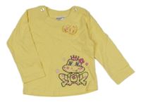 Žluté triko s žabkou 