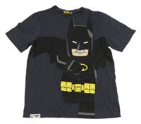 Tmavosivé tričko s Batmanem