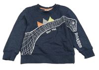 Tmavomodrá mikina s dinem Kids