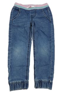 Modro-ružové cuff rifle s úpletovým pasom Impidimpi