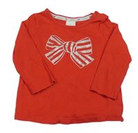 Červené triko s mašlí Jasper Conran